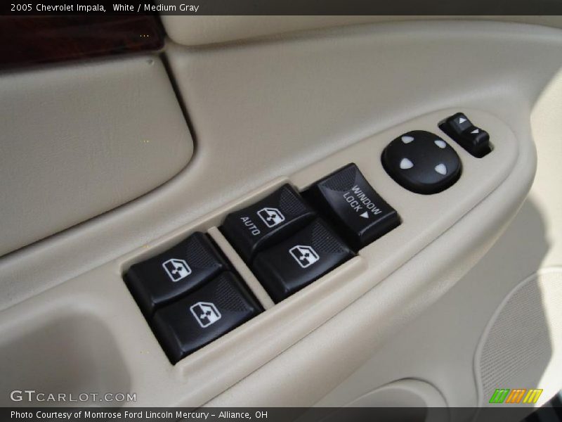 White / Medium Gray 2005 Chevrolet Impala