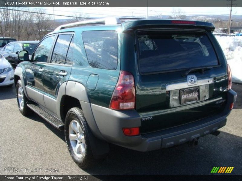 Imperial Jade Mica / Stone 2003 Toyota 4Runner SR5 4x4