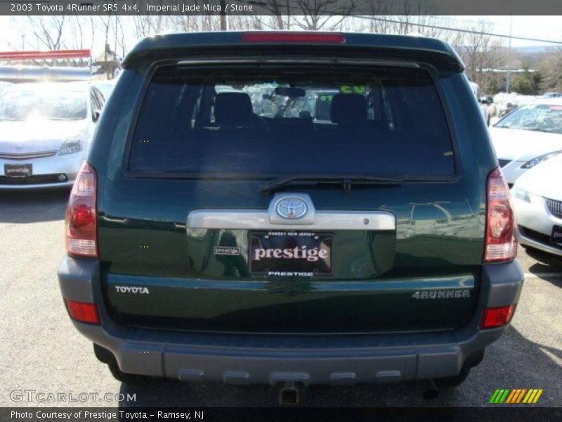 Imperial Jade Mica / Stone 2003 Toyota 4Runner SR5 4x4