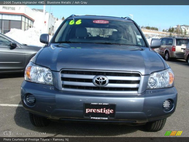 Bluestone Metallic / Ash Gray 2006 Toyota Highlander 4WD