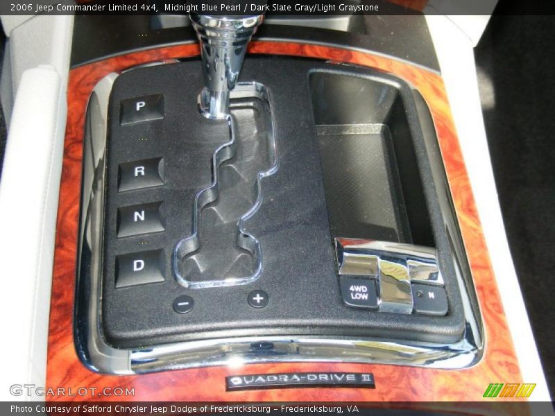 Midnight Blue Pearl / Dark Slate Gray/Light Graystone 2006 Jeep Commander Limited 4x4