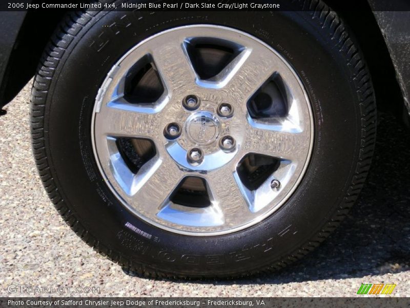 Midnight Blue Pearl / Dark Slate Gray/Light Graystone 2006 Jeep Commander Limited 4x4