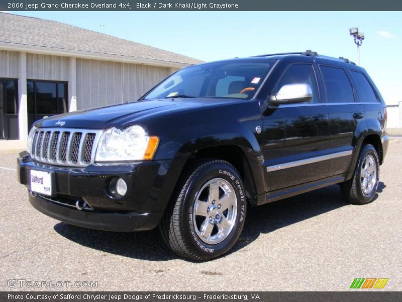 Black / Dark Khaki/Light Graystone 2006 Jeep Grand Cherokee Overland 4x4