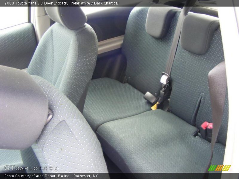 Polar White / Dark Charcoal 2008 Toyota Yaris S 3 Door Liftback