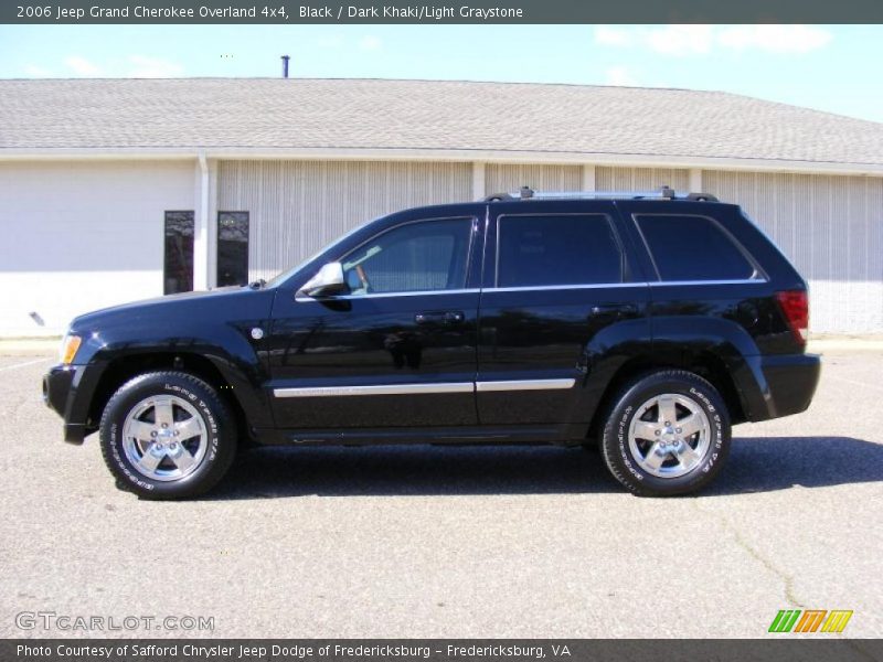 Black / Dark Khaki/Light Graystone 2006 Jeep Grand Cherokee Overland 4x4