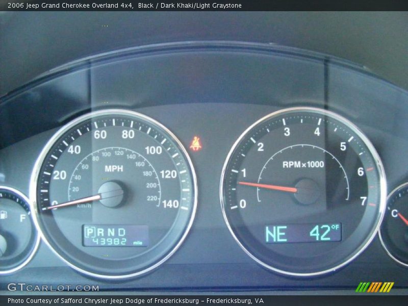 Black / Dark Khaki/Light Graystone 2006 Jeep Grand Cherokee Overland 4x4