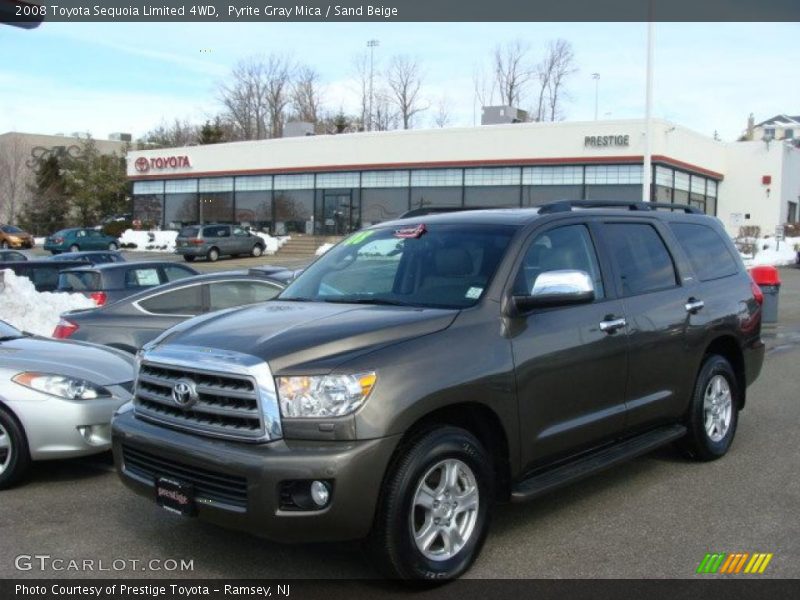Pyrite Gray Mica / Sand Beige 2008 Toyota Sequoia Limited 4WD