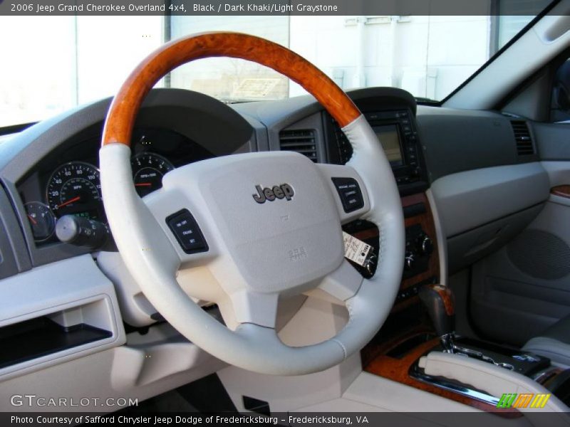 Black / Dark Khaki/Light Graystone 2006 Jeep Grand Cherokee Overland 4x4