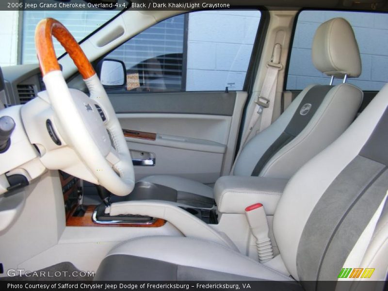 Black / Dark Khaki/Light Graystone 2006 Jeep Grand Cherokee Overland 4x4