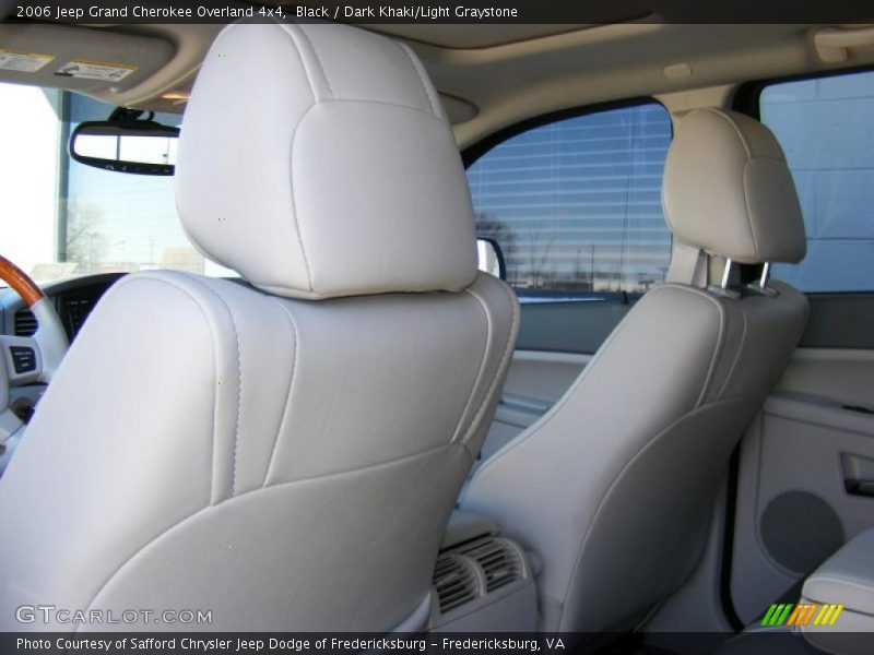 Black / Dark Khaki/Light Graystone 2006 Jeep Grand Cherokee Overland 4x4