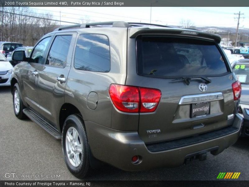 Pyrite Gray Mica / Sand Beige 2008 Toyota Sequoia Limited 4WD