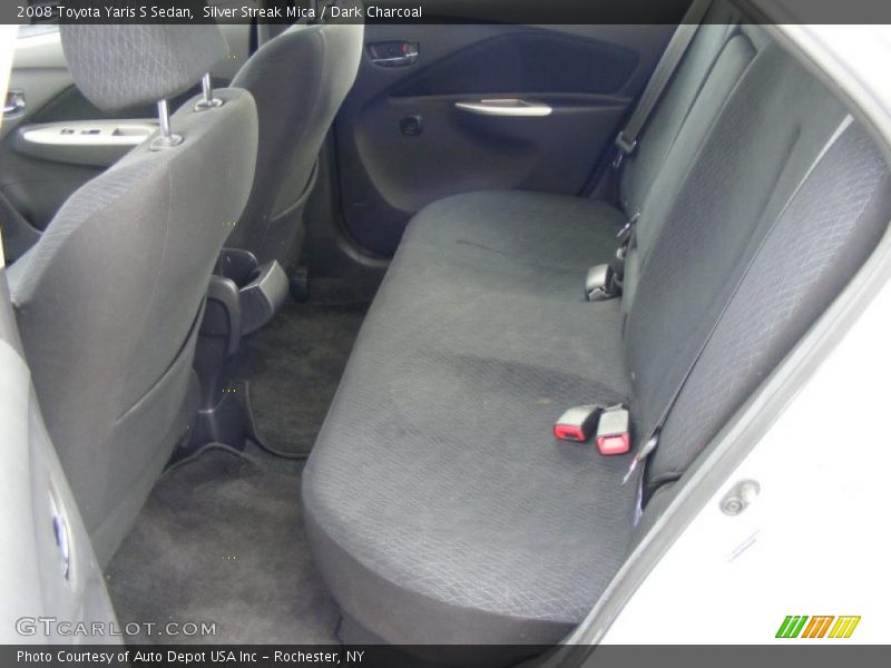 Silver Streak Mica / Dark Charcoal 2008 Toyota Yaris S Sedan