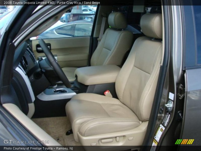 Pyrite Gray Mica / Sand Beige 2008 Toyota Sequoia Limited 4WD