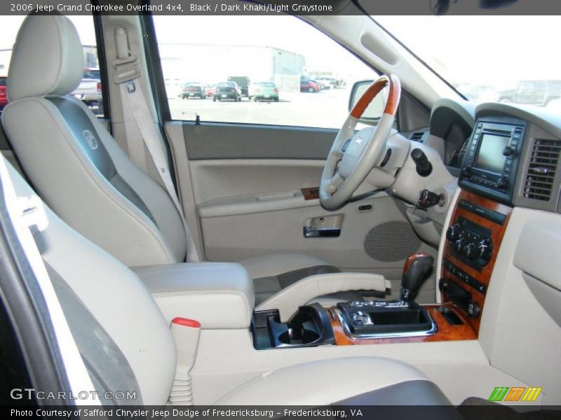 Black / Dark Khaki/Light Graystone 2006 Jeep Grand Cherokee Overland 4x4