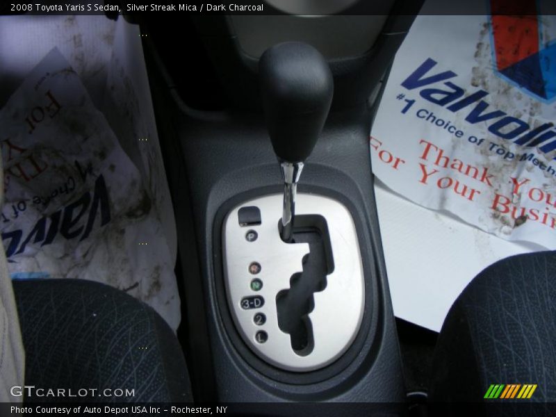 Silver Streak Mica / Dark Charcoal 2008 Toyota Yaris S Sedan