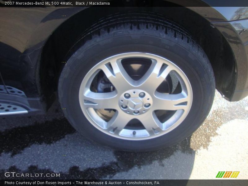 Black / Macadamia 2007 Mercedes-Benz ML 500 4Matic