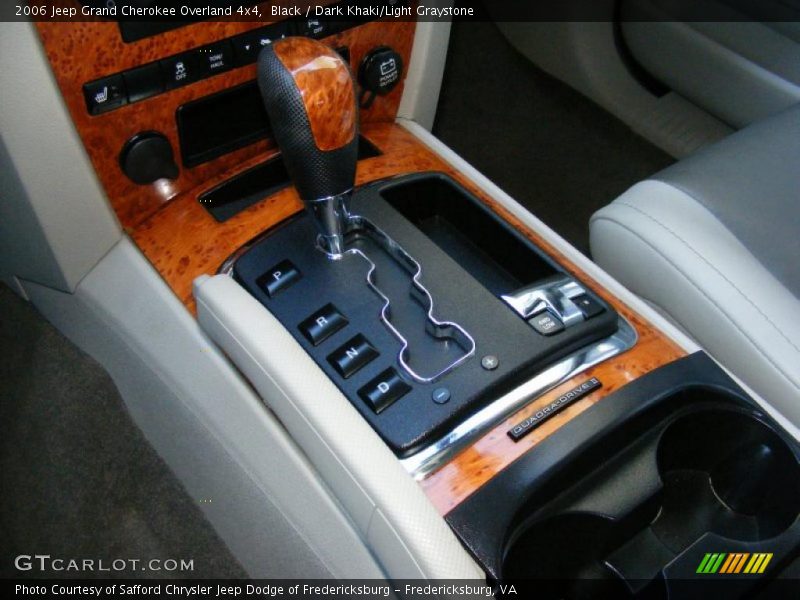 Black / Dark Khaki/Light Graystone 2006 Jeep Grand Cherokee Overland 4x4