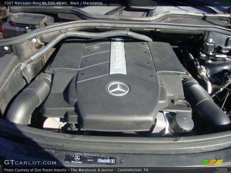 Black / Macadamia 2007 Mercedes-Benz ML 500 4Matic