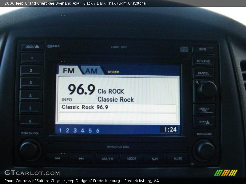 Black / Dark Khaki/Light Graystone 2006 Jeep Grand Cherokee Overland 4x4