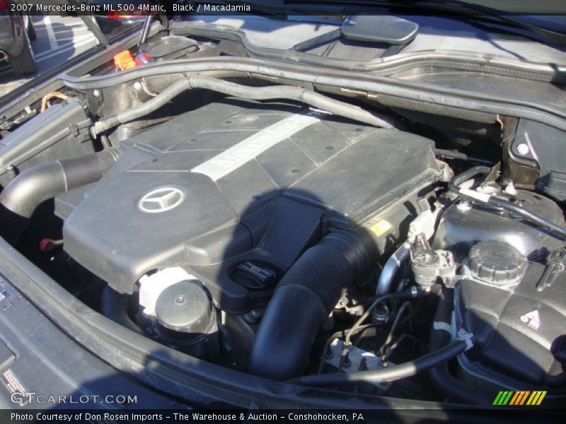 Black / Macadamia 2007 Mercedes-Benz ML 500 4Matic