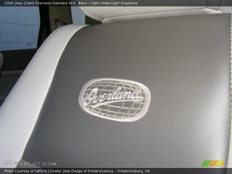 Black / Dark Khaki/Light Graystone 2006 Jeep Grand Cherokee Overland 4x4