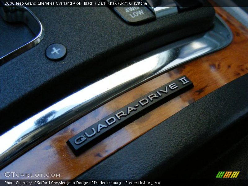 Black / Dark Khaki/Light Graystone 2006 Jeep Grand Cherokee Overland 4x4