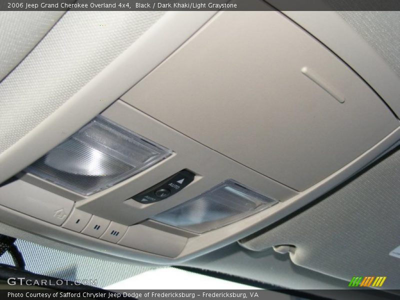 Black / Dark Khaki/Light Graystone 2006 Jeep Grand Cherokee Overland 4x4
