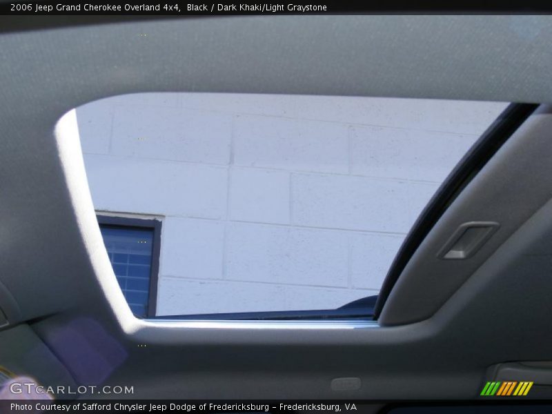 Black / Dark Khaki/Light Graystone 2006 Jeep Grand Cherokee Overland 4x4