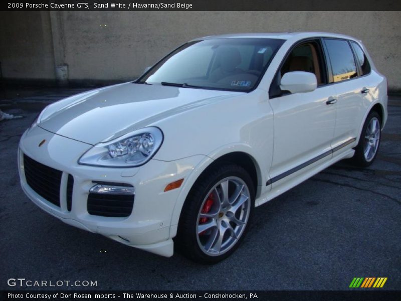 Sand White / Havanna/Sand Beige 2009 Porsche Cayenne GTS