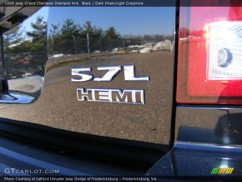 Black / Dark Khaki/Light Graystone 2006 Jeep Grand Cherokee Overland 4x4