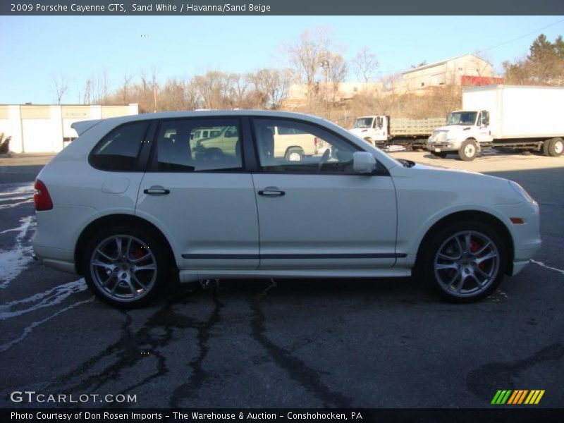Sand White / Havanna/Sand Beige 2009 Porsche Cayenne GTS