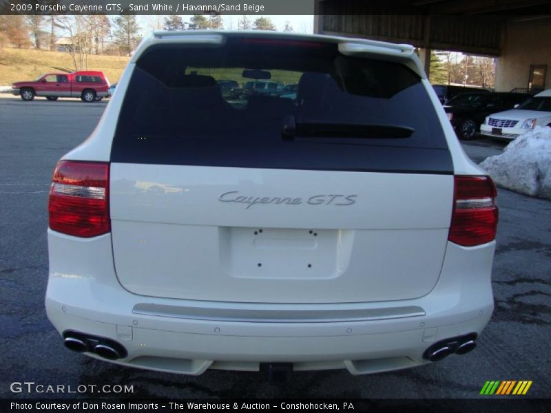 Sand White / Havanna/Sand Beige 2009 Porsche Cayenne GTS