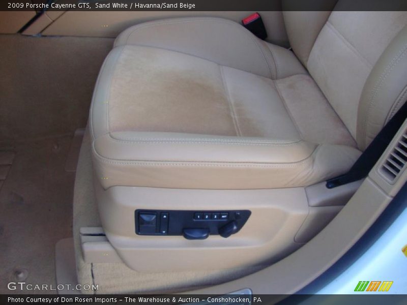 Sand White / Havanna/Sand Beige 2009 Porsche Cayenne GTS