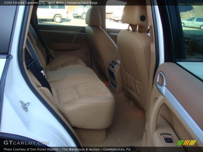 Sand White / Havanna/Sand Beige 2009 Porsche Cayenne GTS