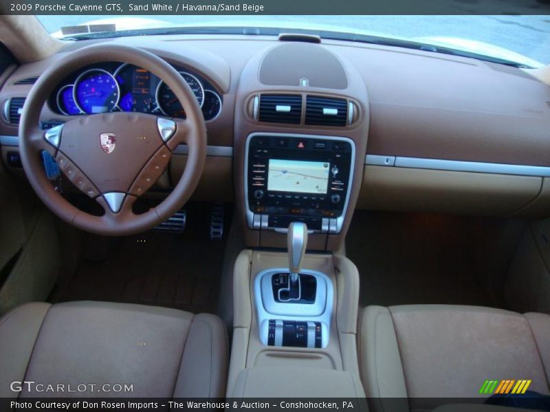 Sand White / Havanna/Sand Beige 2009 Porsche Cayenne GTS