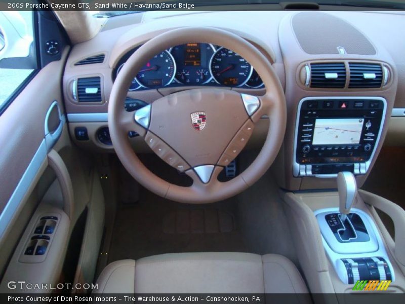Sand White / Havanna/Sand Beige 2009 Porsche Cayenne GTS
