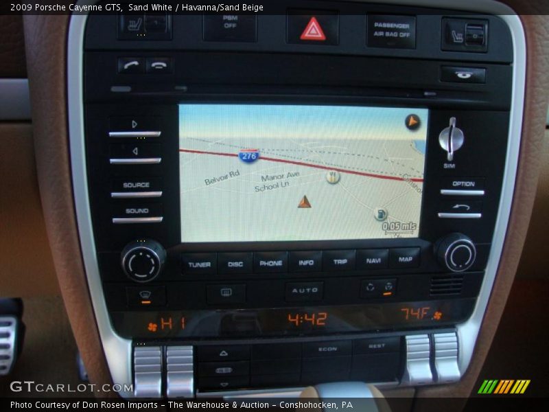 Sand White / Havanna/Sand Beige 2009 Porsche Cayenne GTS