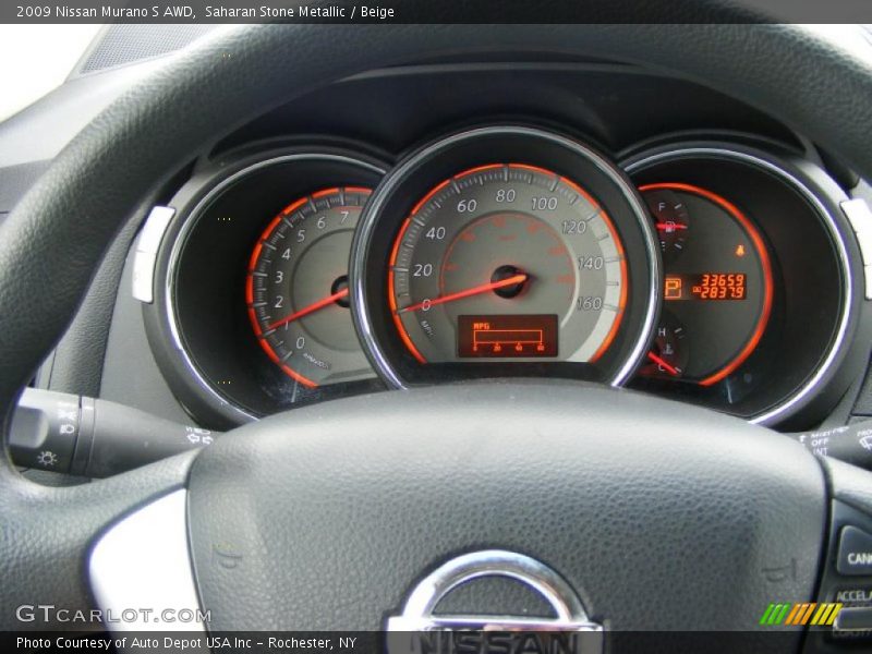 Saharan Stone Metallic / Beige 2009 Nissan Murano S AWD