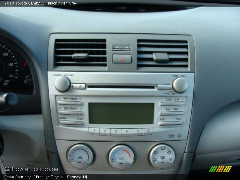 Black / Ash Gray 2010 Toyota Camry LE