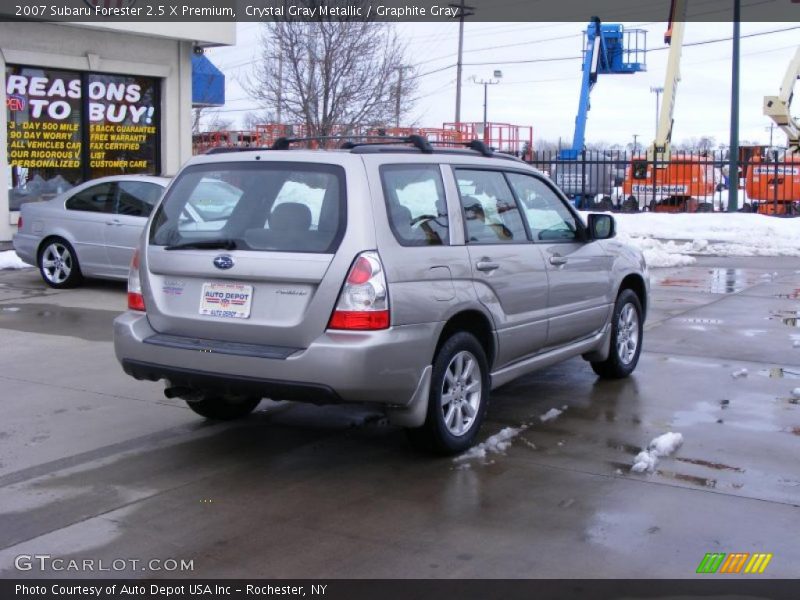 Crystal Gray Metallic / Graphite Gray 2007 Subaru Forester 2.5 X Premium