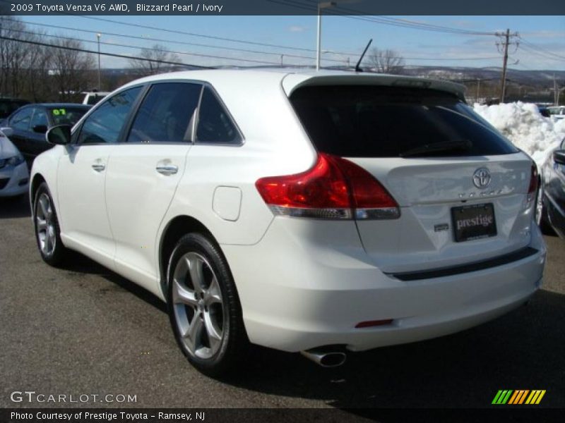 Blizzard Pearl / Ivory 2009 Toyota Venza V6 AWD