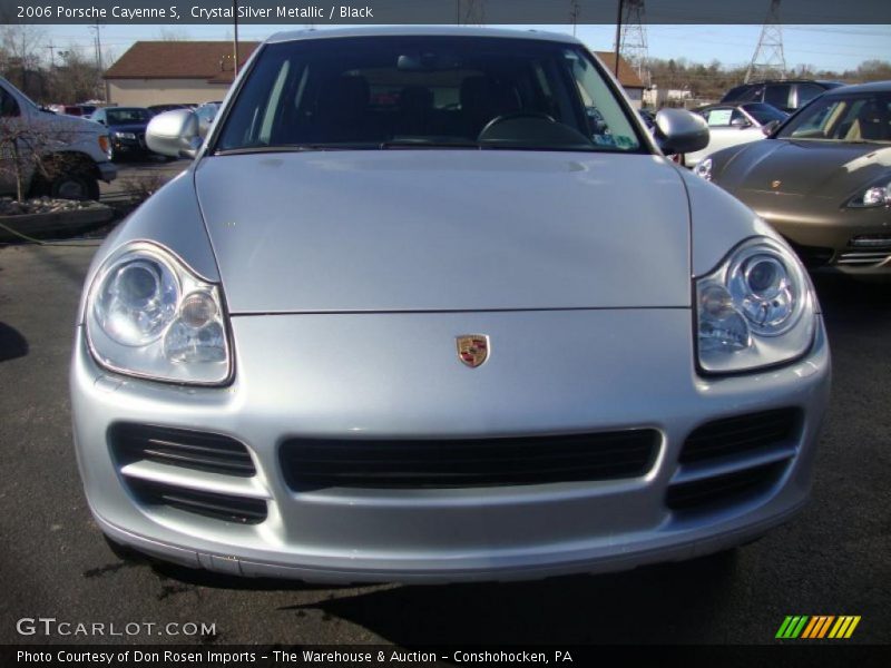 Crystal Silver Metallic / Black 2006 Porsche Cayenne S