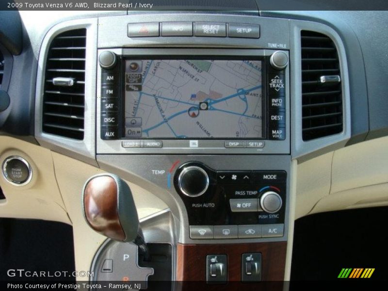 Blizzard Pearl / Ivory 2009 Toyota Venza V6 AWD