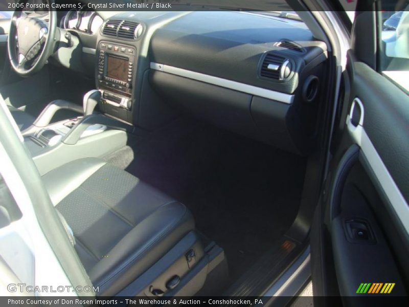 Crystal Silver Metallic / Black 2006 Porsche Cayenne S