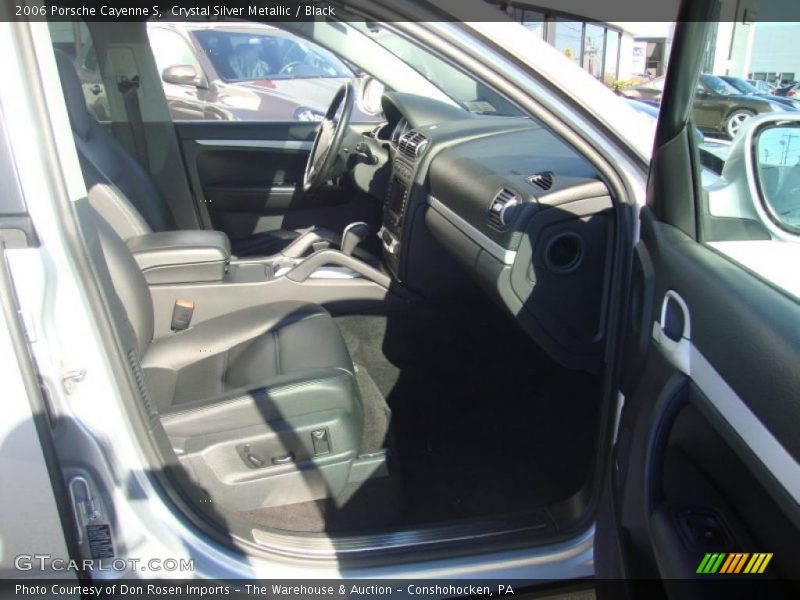 Crystal Silver Metallic / Black 2006 Porsche Cayenne S