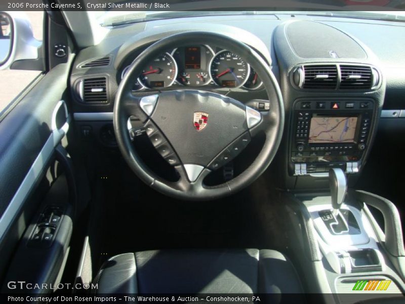 Crystal Silver Metallic / Black 2006 Porsche Cayenne S