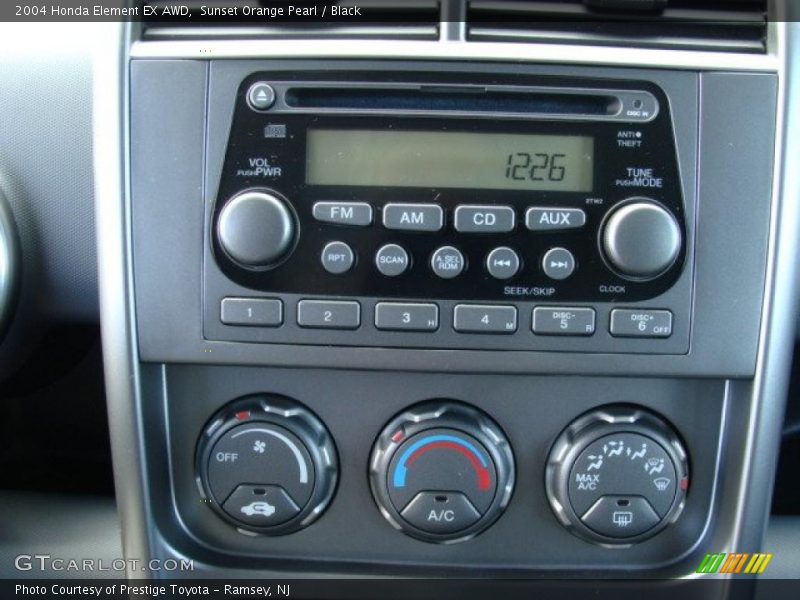 Sunset Orange Pearl / Black 2004 Honda Element EX AWD