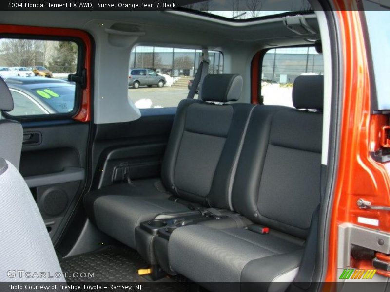 Sunset Orange Pearl / Black 2004 Honda Element EX AWD