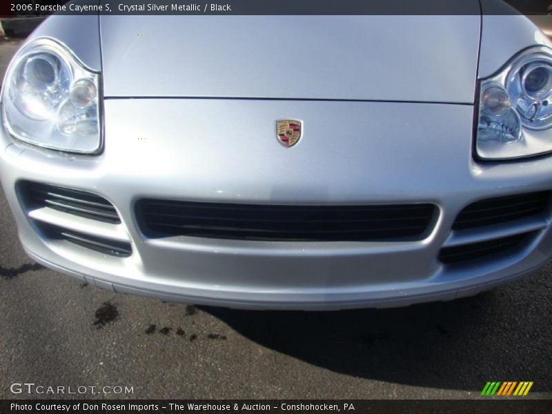 Crystal Silver Metallic / Black 2006 Porsche Cayenne S