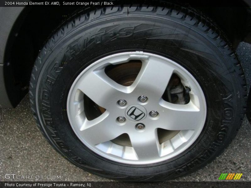 Sunset Orange Pearl / Black 2004 Honda Element EX AWD
